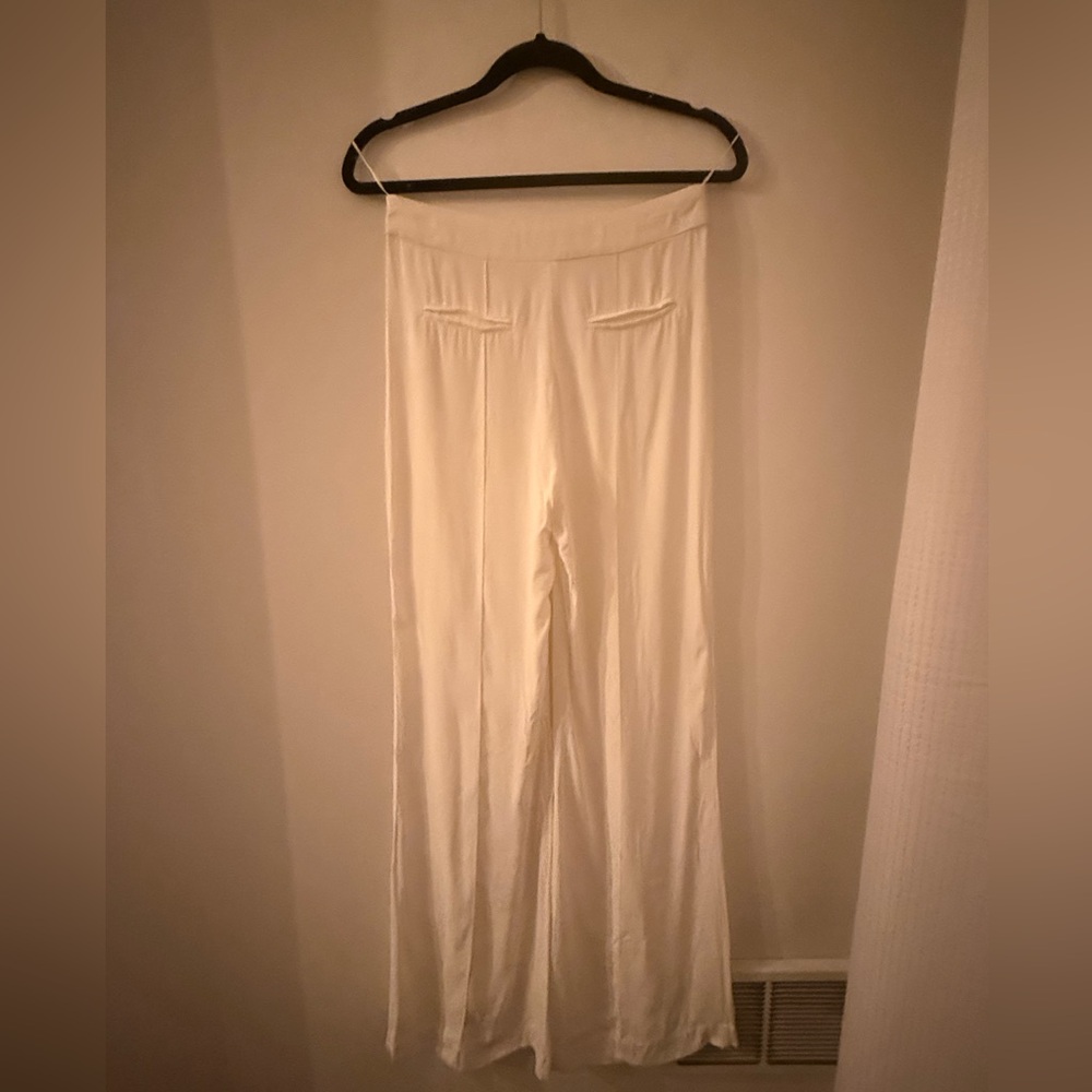 ELLIATT Systems Wide Leg Pants – White • Size S • NWT • Pristine - Picture 3 of 5